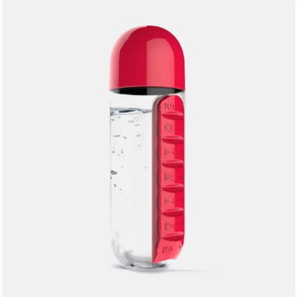 Water Bottle With Pill Organizer