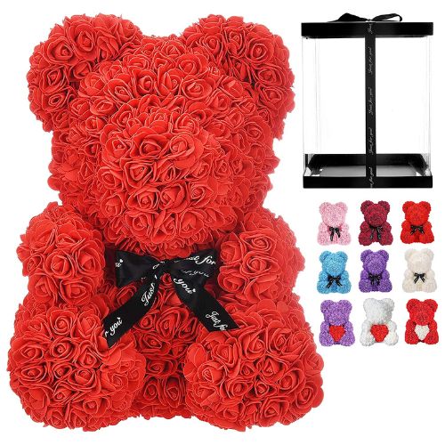 Elegant Rose Bear – The Perfect Gift for Any Occasion