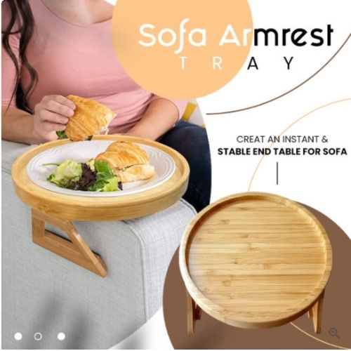 Sofa Armrest Tray - Convenient, Foldable, and Stylish Solution for Your Living Room