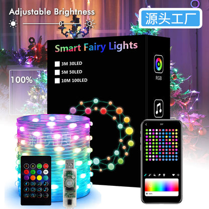 Christmas Tree LED Lights - Full Control with App & Remote