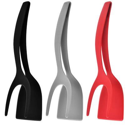 2 in 1 Spatula Tongs for Eggs – Flip, Grip, and Serve with Ease!