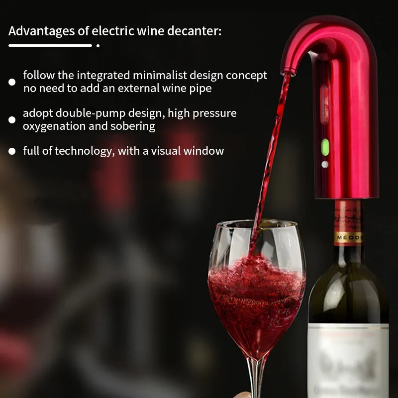 Electric Wine Pump Dispenser – Effortless Wine Serving at the Push of a Button