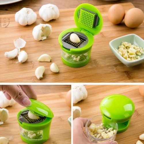 Effortless Garlic Dicing, Slicing, and Peeling – All in One Tool!