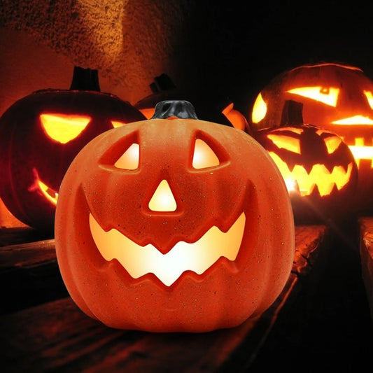 Spooky Pumpkin LED Lantern - Perfect for Halloween Decorations!