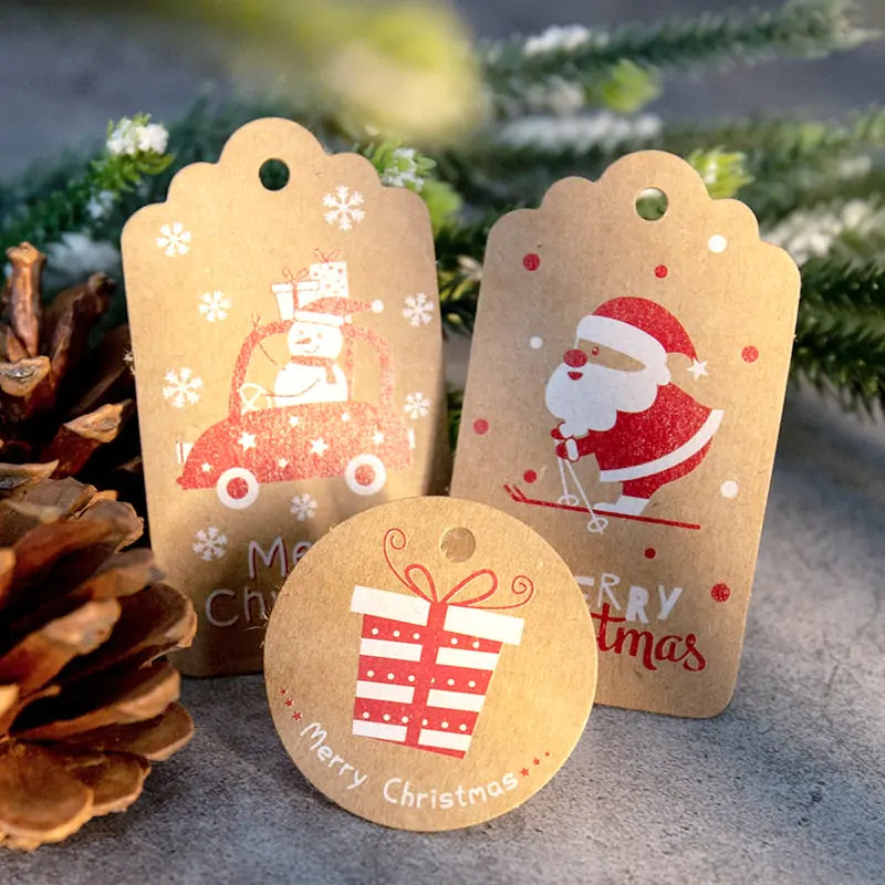 Add a Magical Touch to Your Gifts with Santa Claus Christmas Gift Tags!