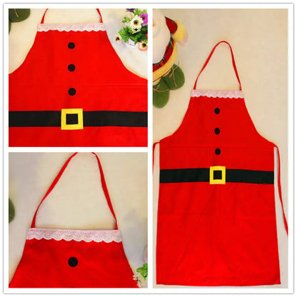 Festive Christmas Aprons for Adults & Kids