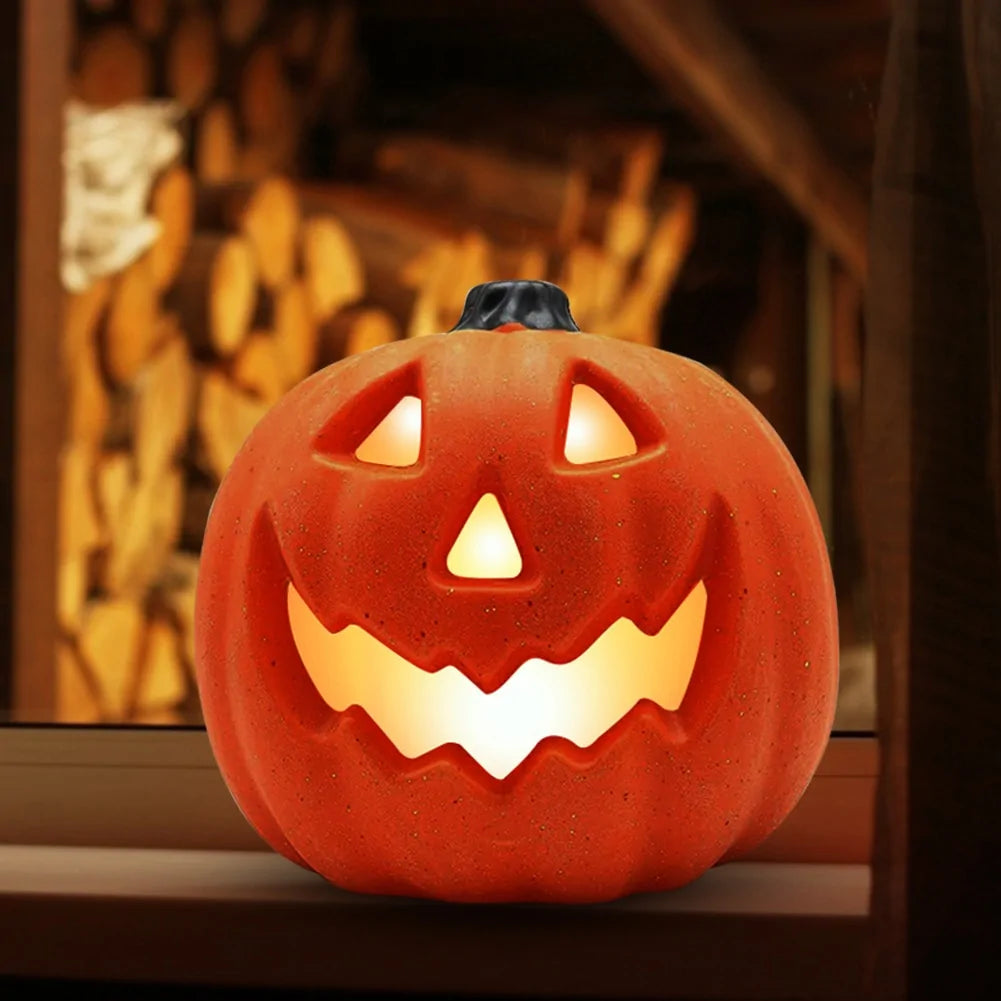 Spooky Pumpkin LED Lantern - Perfect for Halloween Decorations!