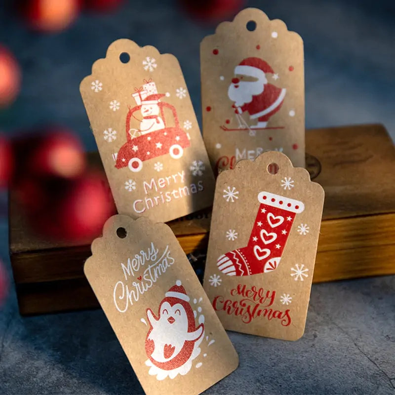 Add a Magical Touch to Your Gifts with Santa Claus Christmas Gift Tags!