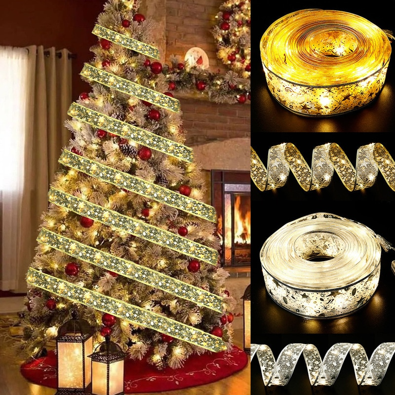 LED String Christmas Ribbon Lights