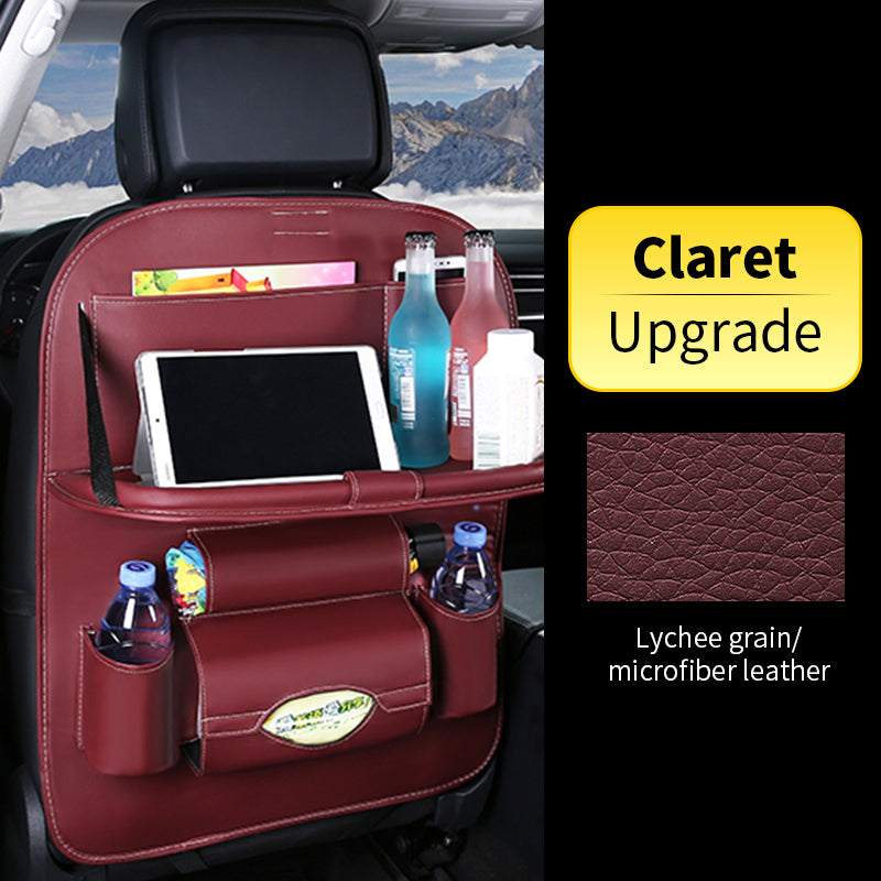 Car Back Seat Organizer with Foldable Table – Ultimate Travel Companion for Families