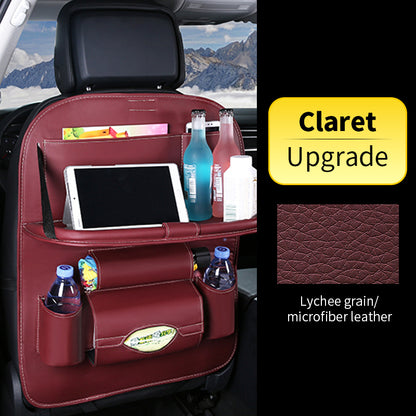 Car Back Seat Organizer with Foldable Table – Ultimate Travel Companion for Families