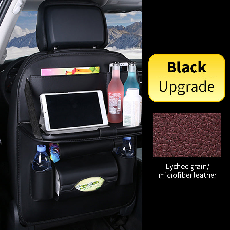 Car Back Seat Organizer with Foldable Table – Ultimate Travel Companion for Families