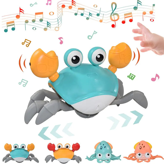 Electronic Crab Octopus Crawling Toy – Educational Fun for Toddlers!