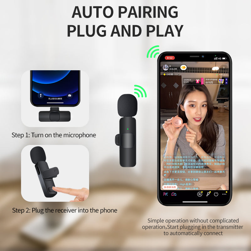 K9 Wireless Bluetooth Microphone – Superior Audio, Anytime, Anywhere!