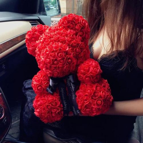 Elegant Rose Bear – The Perfect Gift for Any Occasion