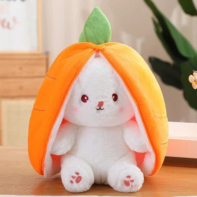 Reversible Plush Bunny – Two Adorable Looks in One!