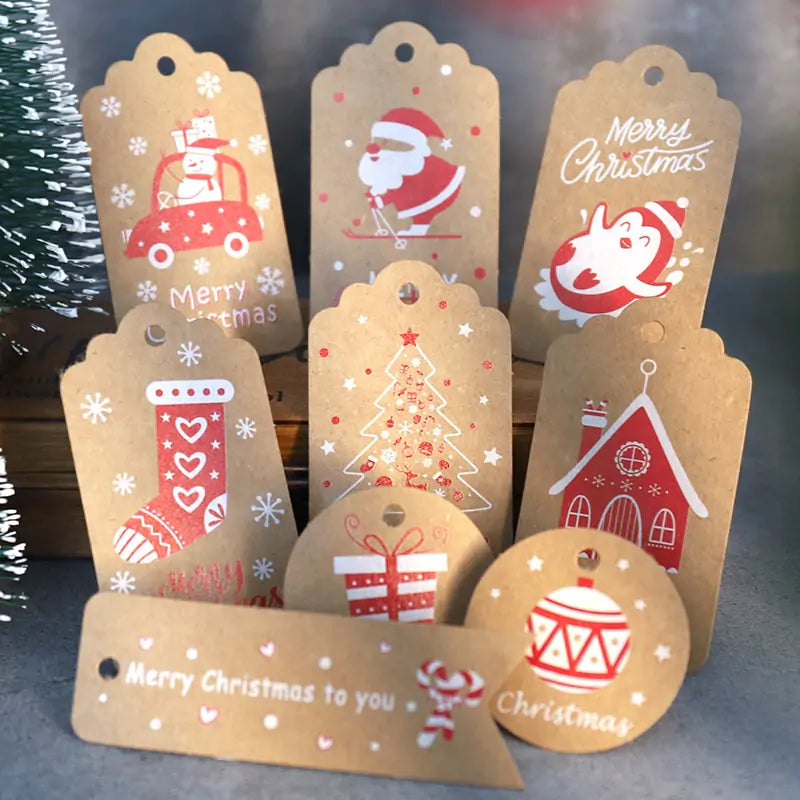 Add a Magical Touch to Your Gifts with Santa Claus Christmas Gift Tags!