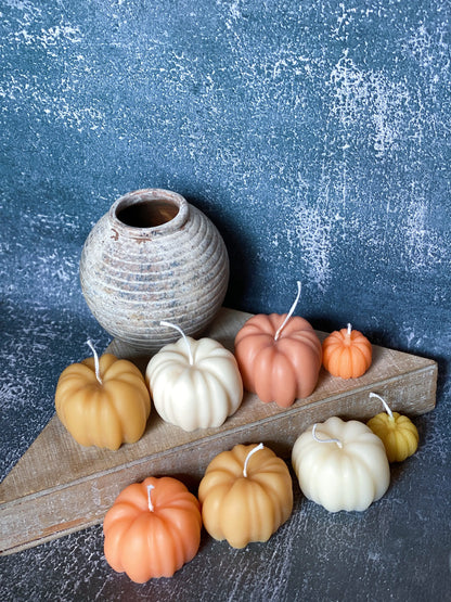 Autumn Pumpkin Handmade Soy Wax Candle – Cozy, Personalized, and Eco-Friendly