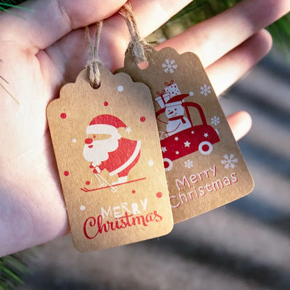 Add a Magical Touch to Your Gifts with Santa Claus Christmas Gift Tags!